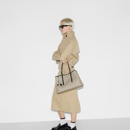 Beige & Black Canvas